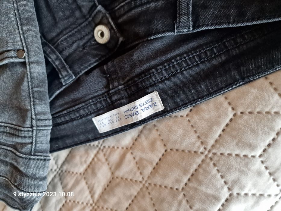 Jeansy z dziurami  4 szt zestaw spodnie Zara 36/38