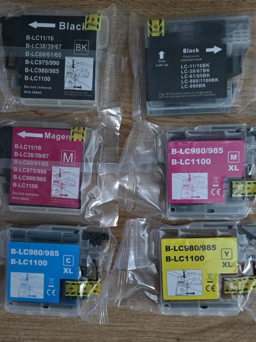 Tusze do drukarki Brother 6szt.