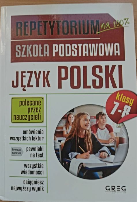 Język polski świetne repetytorium egzamin ósmoklasisty GREG