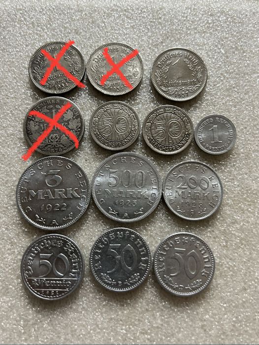 Срібні монети Німеччини