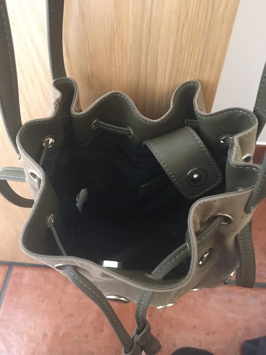 Bolsa tipo saco verde tropa