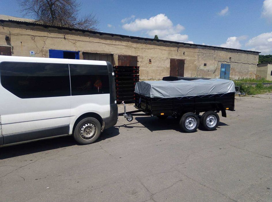 Причіп на двух осях з Високим каркасом, Коріда-Тех двух осний для авто