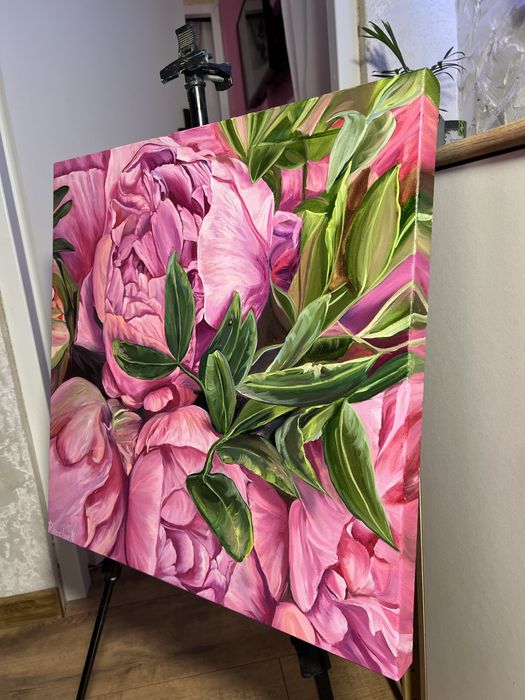 Obraz olejny Flower Holiday 50*50