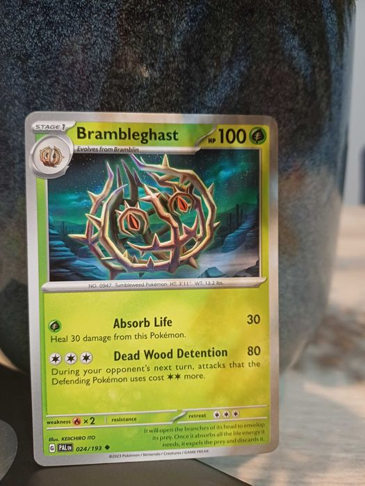 Pokémon Card Brambleghast #24