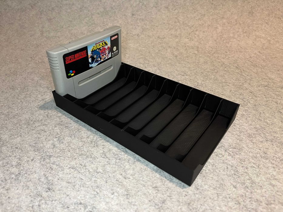 Stojak podstawka na 10 gier Super Nintendo SNES