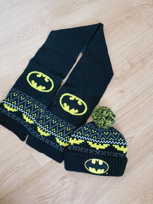 Zestaw czapka szalik hm Batman 4 lata