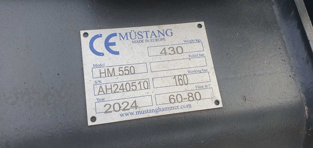 Martelo hidráulico Mustang 430