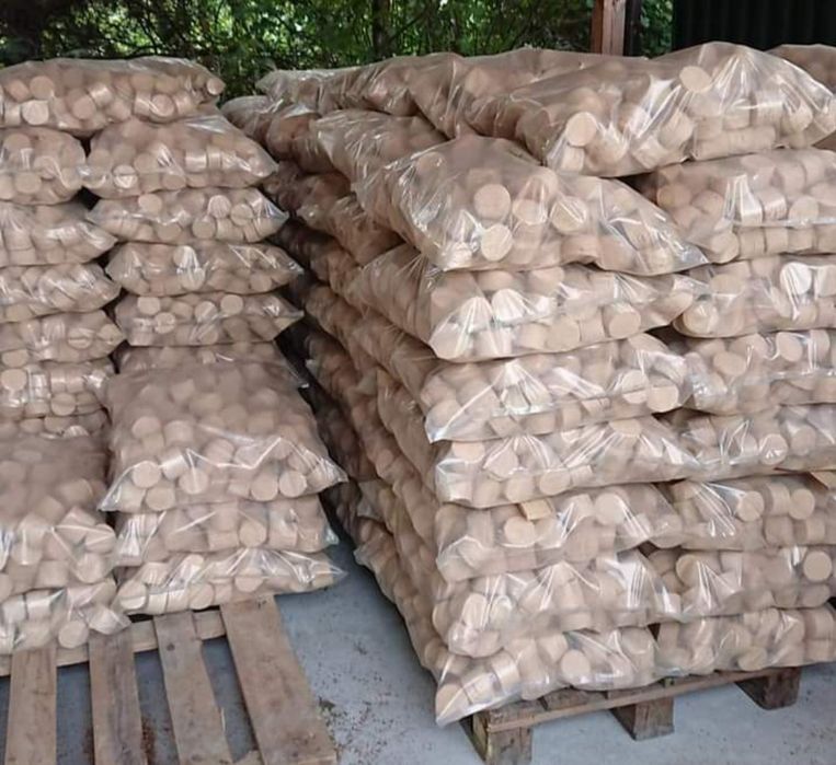 Brykiet bukowy krążki