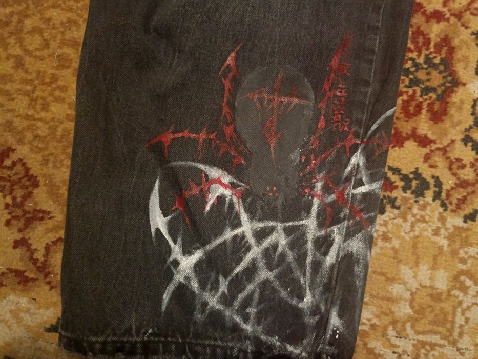 Джинси h&m skater кастом