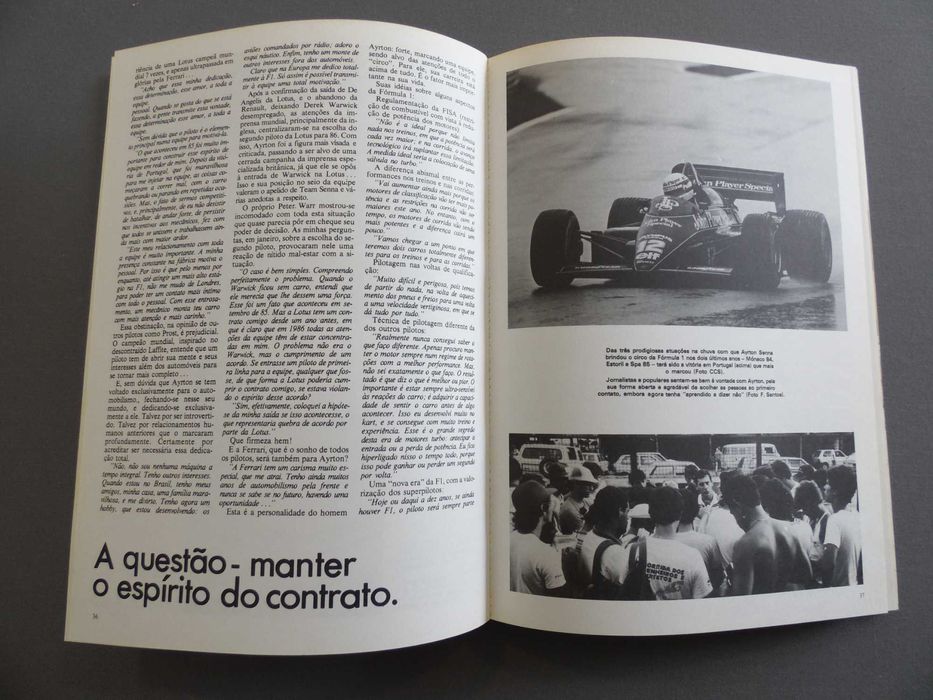 Livro Formula 1 85/86