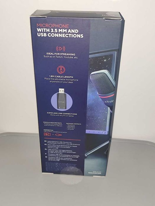 Mikrofon Kondensatorowy Trust GXT 212 Nowy w Pudełku