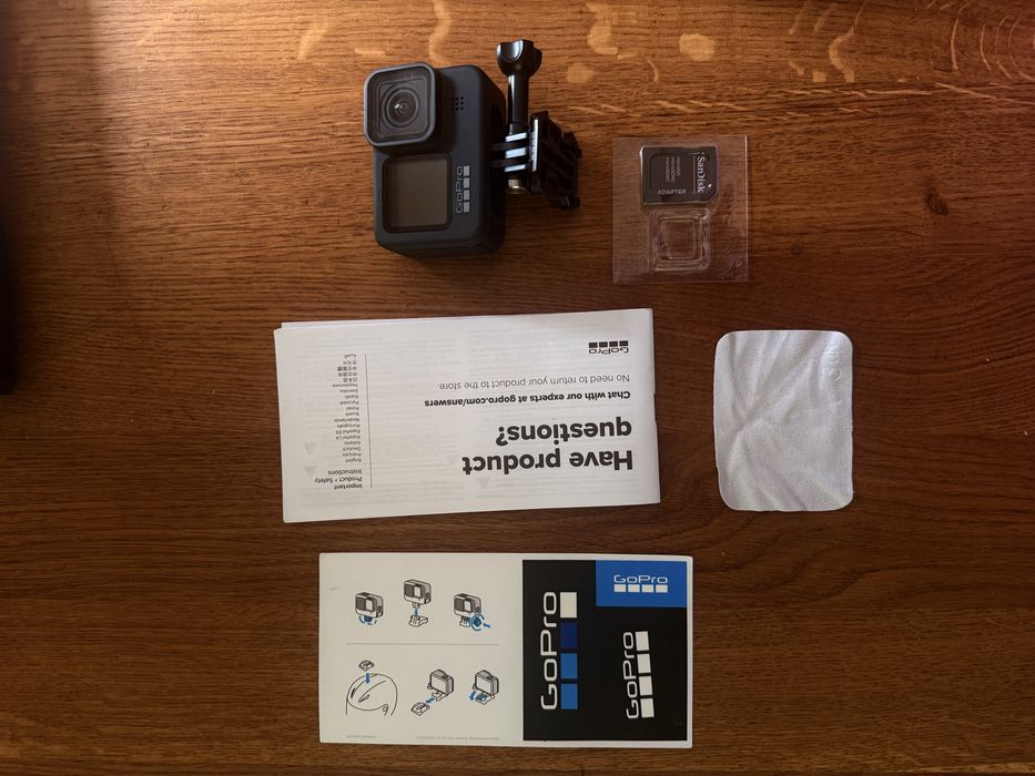 GoPro hero 9 czarne + kijek