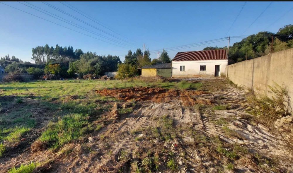 Terreno murado com Casa T1 e poço, a 30 min de Santarém