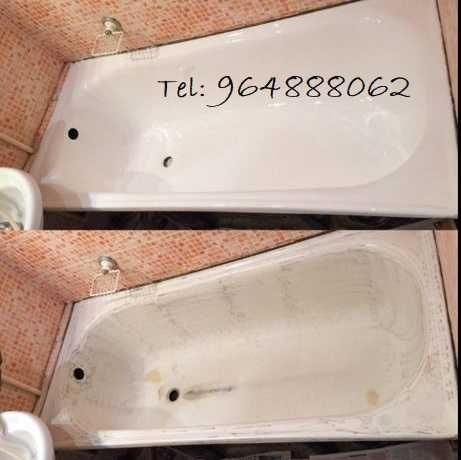 Banheira fica como Nova em poucas horas