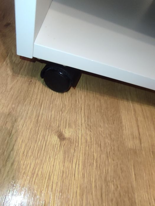 Komoda pod biurko lub nocna szafka na kółkach Ikea Tonstad biała 35 sz