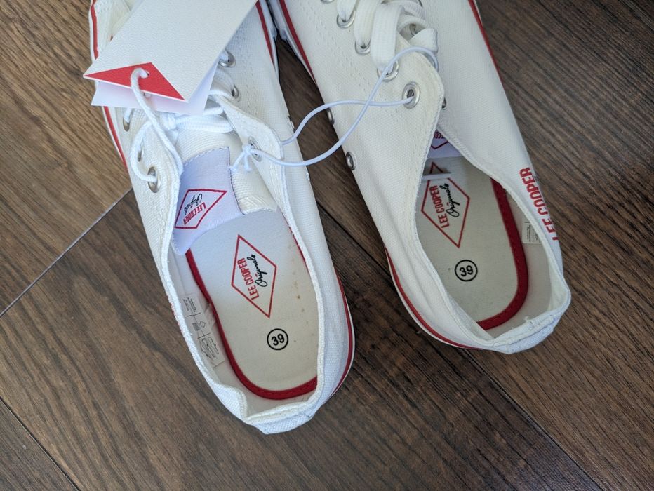 Nowe białe trampki LeeCooper rozmiar 39