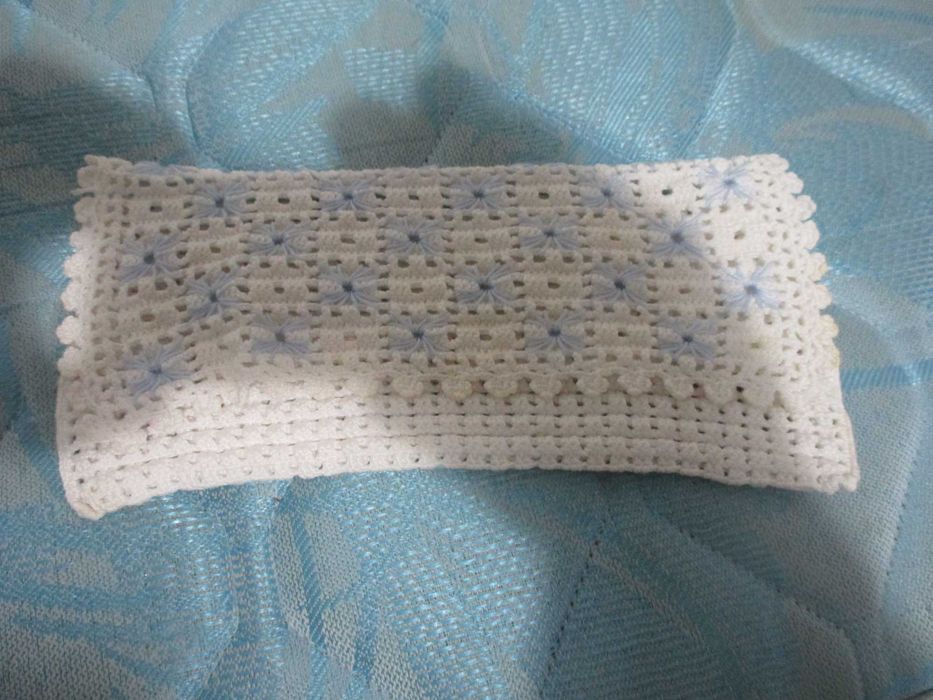 bolsinha em crochet vintage
