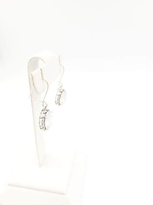 Srebrne kolczyki pr.925 cyrkonie nowe