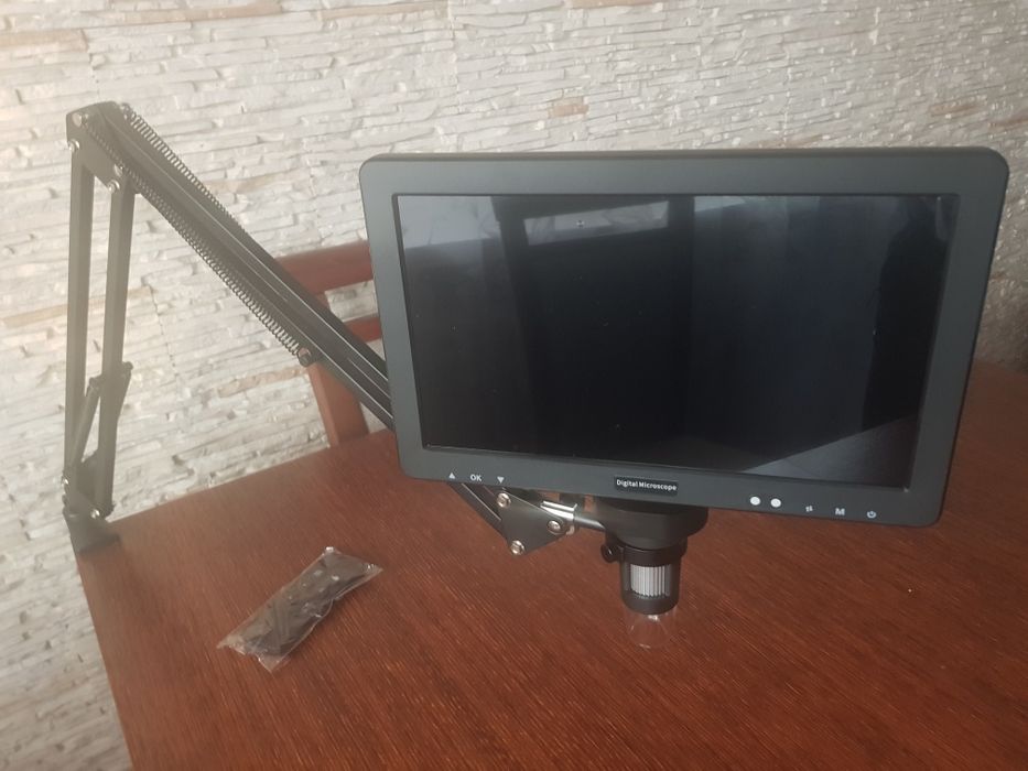 10.1 Mikroskop cyfrowy HDMI,USB-C,SD,pilot,Led 2x,elektronik Prezent