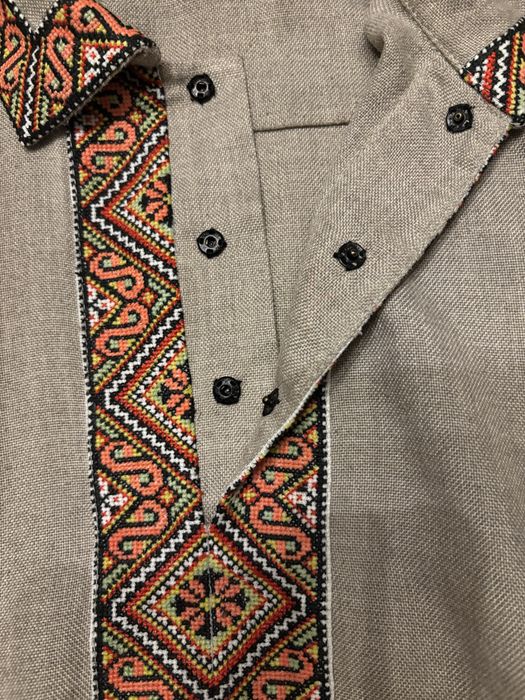 Дитяча вишита сорочка для хлопчика 10-12 років. Вишиванка чоловіча