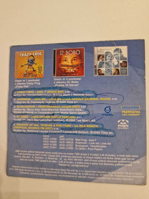 Płyta cd Crazy Frog
