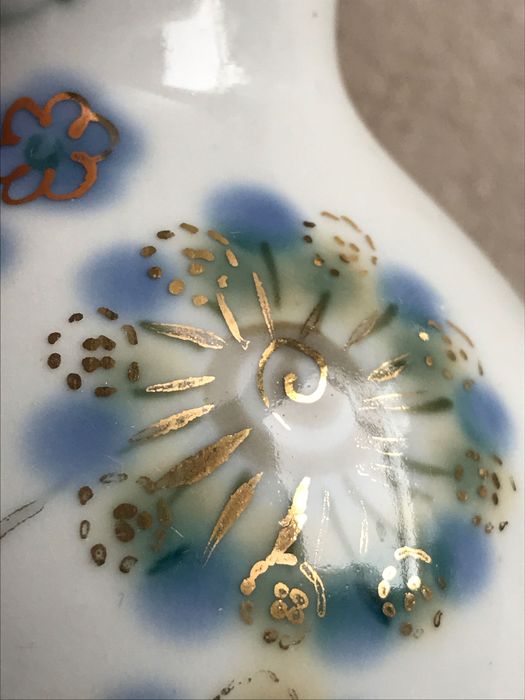 Piękny wazon porcelanowy Połonne ZHK – ZSRR, ręcznie malowany