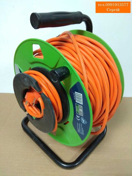 Удлинитель Переноска Mckenzie Enrouleur de Jardin 50м 3х1,5мм² Франция