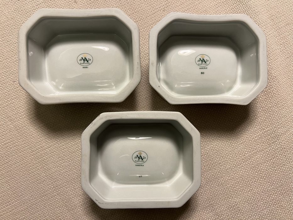 3 saleiros/cinzeiros Vista Alegre