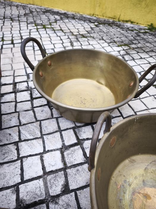 6 alguidares em Cobre