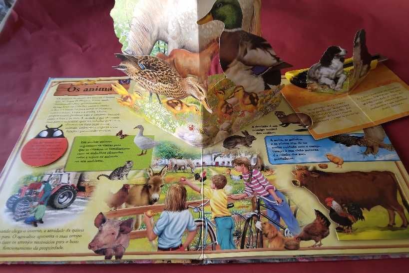 Livro Infantil "A Quinta" Coleção Pop-Ups Fantásticos