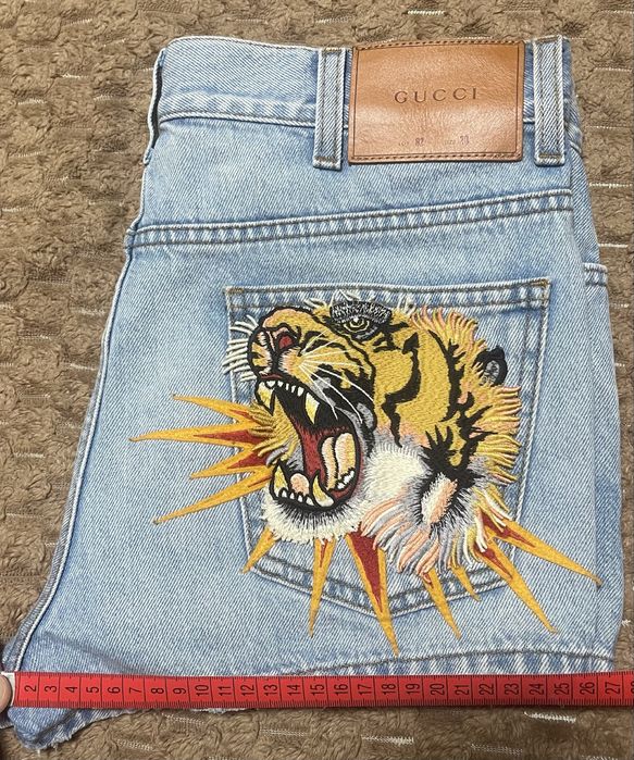 Джинсовые шорты GUCCI