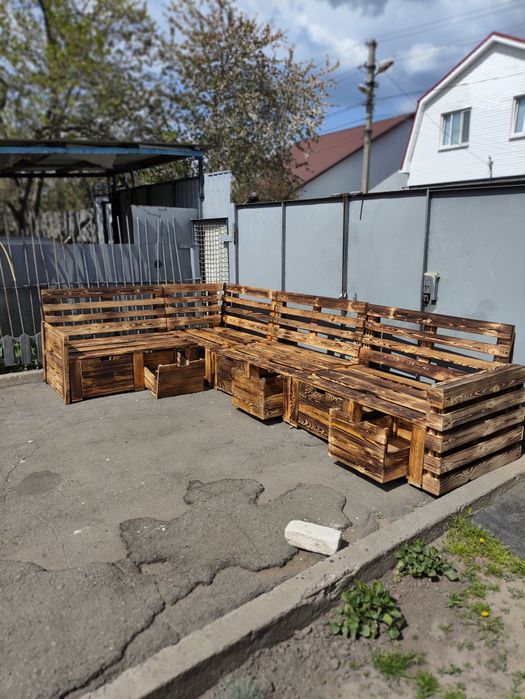 Меблі з піддонів, ліжко з піддонів, диван,, стіл з піддонів