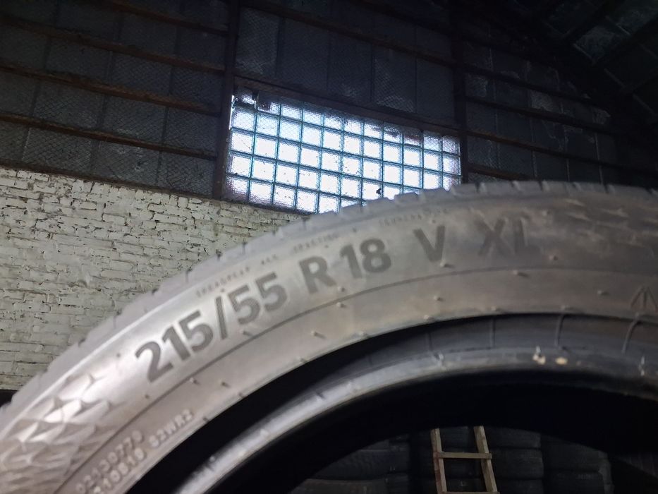 215/55 18 Continental Ultra Contact шини б/у літо ПАРА