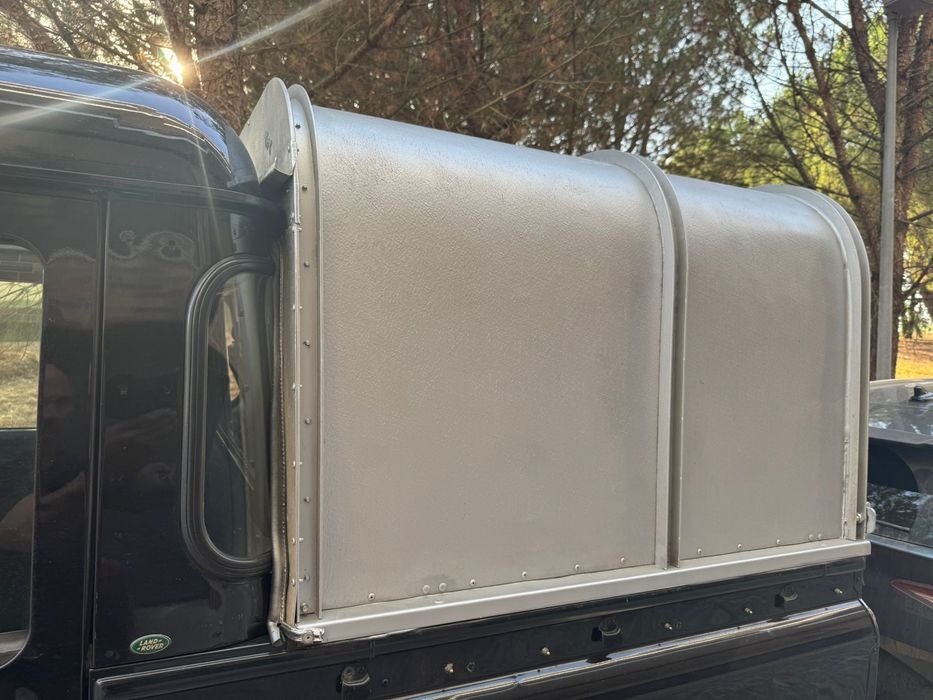 Caixa de de carga em metal  para Land Rover defender 110 Crew Cab