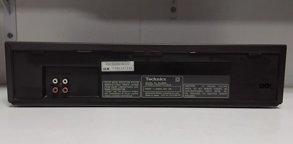 TECHNICS deck cassettes RS-B305