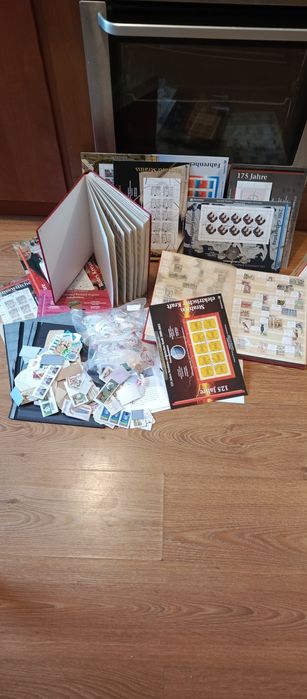 Zestaw filatelistyki