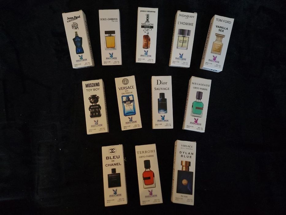 Парфуми: Versace, Chanel,Lanvin,Moschino, Lacoste ,Dolce & Gabbana