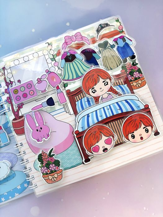 Ельза та Анна Тока Бока на липучках альбом книжка