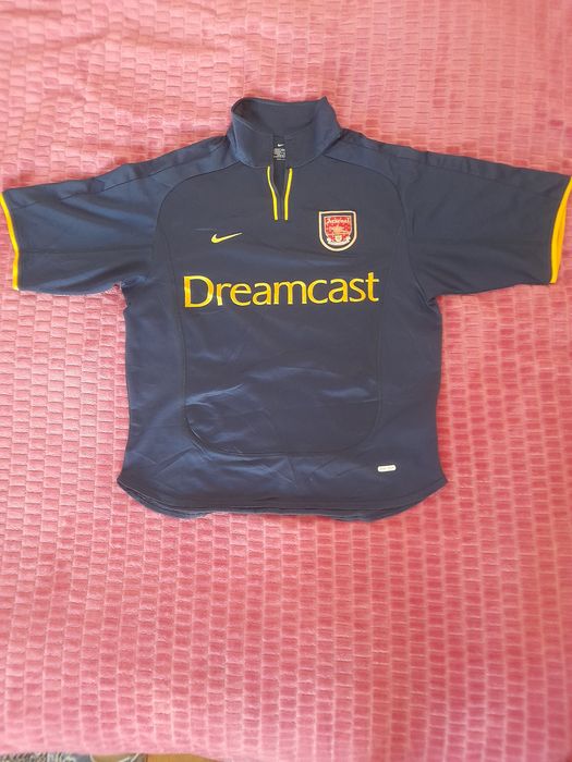 Arsenal 2000-2002 Third Shirt Nike Dreamcast Pires #7 Vintage M Made in UK