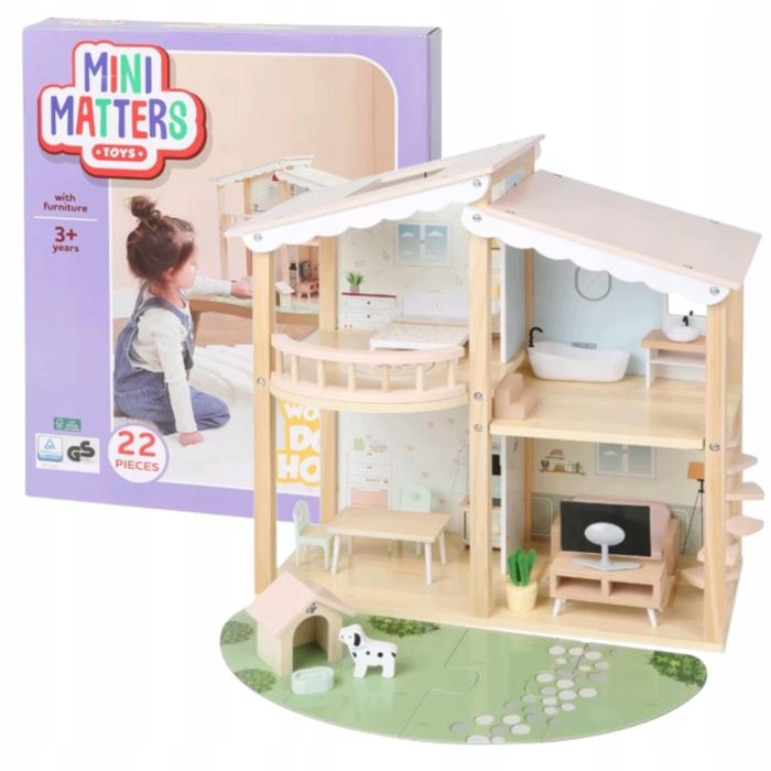 Дерев'яний ляльковий будиночок  Mini Matters