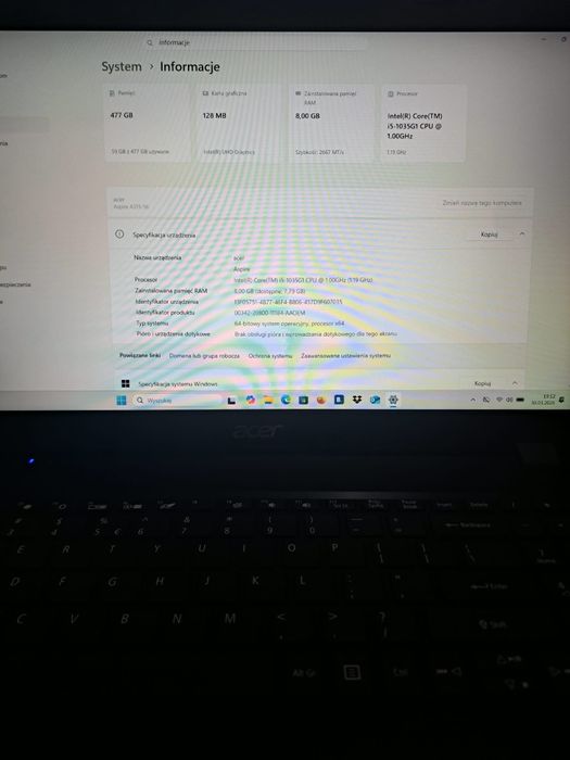 Laptop Acer Aspire A315-56