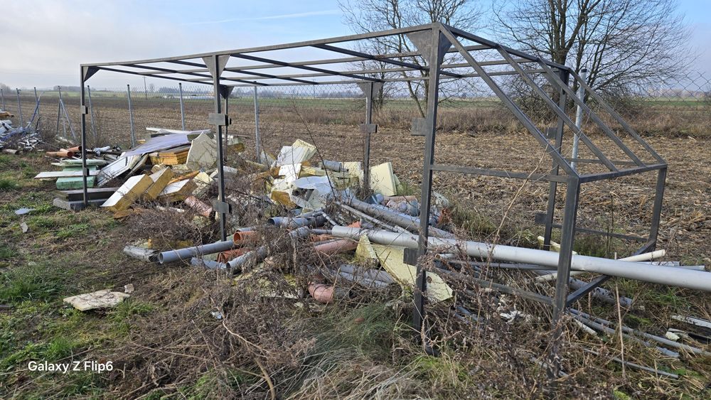 Stelaż pod plandeke do przyczepy lawety cziezarowki 600x210x200