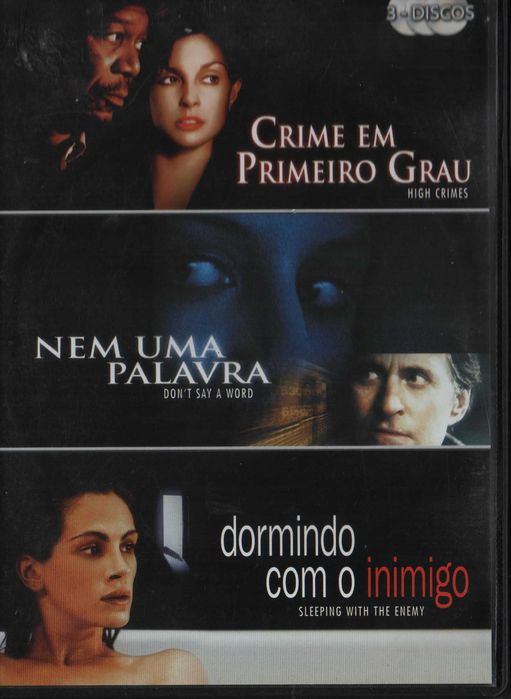 Dvd Caixa com 3 filmes de suspense