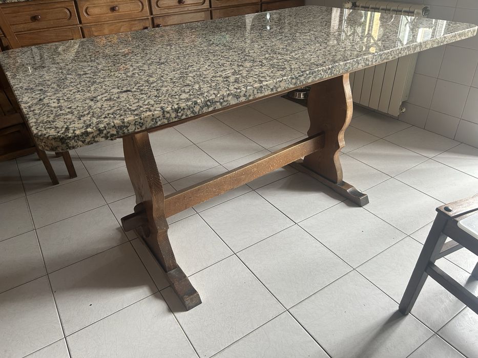 Mesa cozinha tampo granito