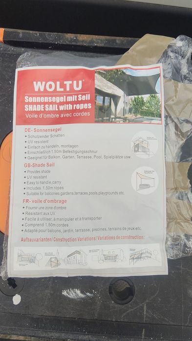 Żagiel markiza trójkątna