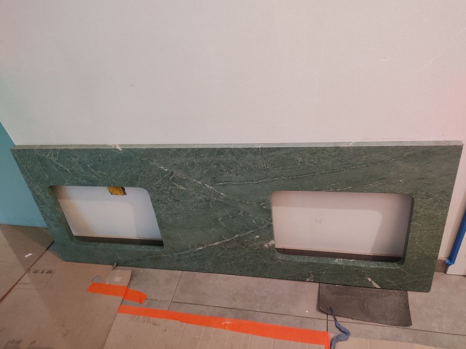 Blat łazienkowy granit (zieleń)