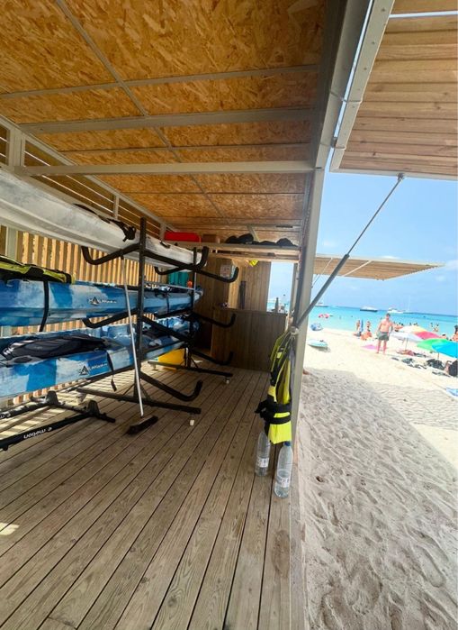 Contentor de apoio de praia para surf/ barcos / motos de agua /etc