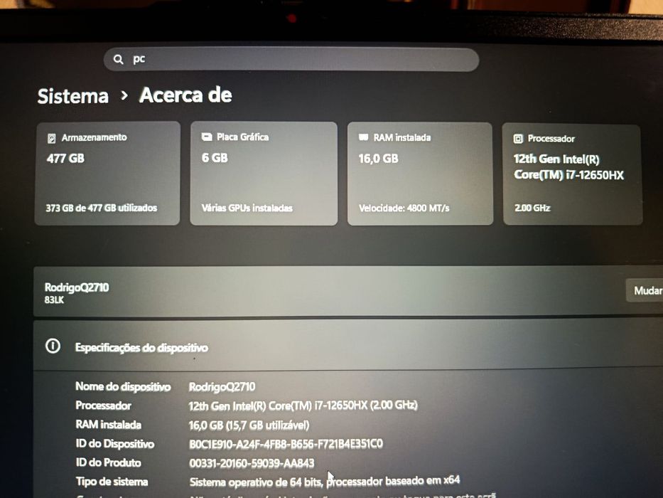 Pc Gamer portátil