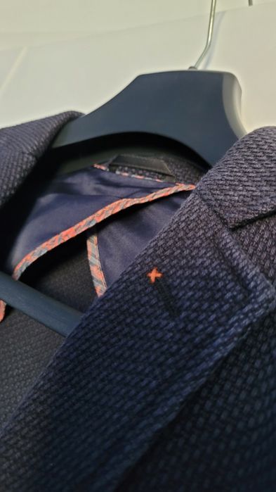 Marynarka sportowa LAVARD rozmiar 50 Regular Fit casual granatowa