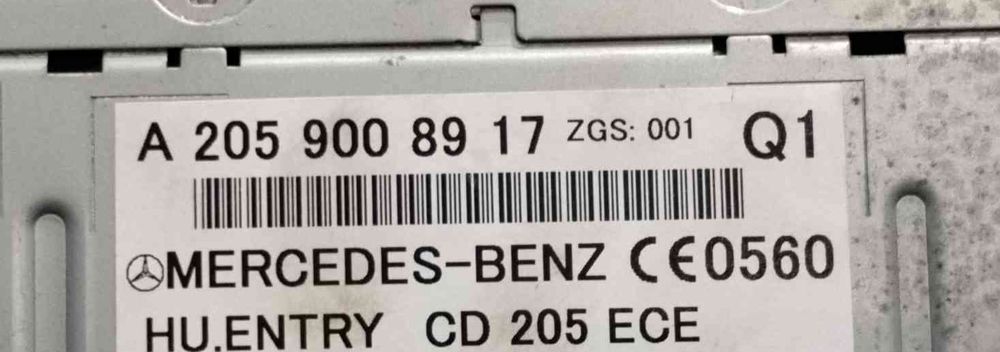 Rádio / Auto Rádio A2059008917 - MERCEDES-BENZ C-CLASS Coupé